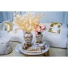 Gulches Alluring White and Gold Ginger Jar with Removable Lid ¨C Elegant Home Accent - 2 of 4