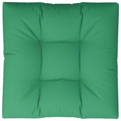 vidaXL Outdoor Pallet Cushion - Water Repellent, Fabric Material, Green