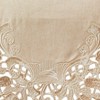 Saro Lifestyle Sheer Beauty Embroidered Table Runner, 16"x72", Beige - 3 of 4