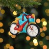 Northlight 5" Red Bicycle Glass Christmas Hanging Ornament - image 2 of 4