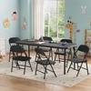 Kids Folding Table and Chairs Set, Toddlers Children's Activity Table and Chairs Set for Dining Room,Daycare,Classrooms - 2 of 4