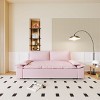 NicBex Couches for Living Room 63.8" Pull-Out Sofa Bed Multi-Functional Velvet Loveseat Sleeper Sofa Bed with Side Storage for Apartment - 2 of 4