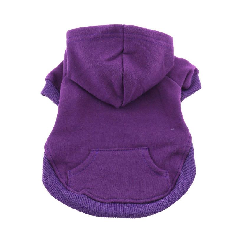 Doggie Design Flex-Fit Hoodie-Purple, 2 of 7