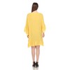 Women's Sheer Crochet Knee Length Cover Up Dress - White Mark - 3 of 4