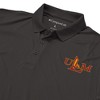 University of Louisiana Monroe Adult Polo Left Chest Logo, Athletic Heather - 4 of 4