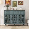 Okak Antique 7-Drawer Bedroom Dressers with Cutout Pattern Solid Wood Legs, Wooden Chest of Drawers for Bedroom/Entryway/Study - 2 of 4