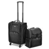 Byootique Rolling Makeup Train Case & Bag Kit Cosmetic Storage Bag Artist Travel Black - 2 of 4