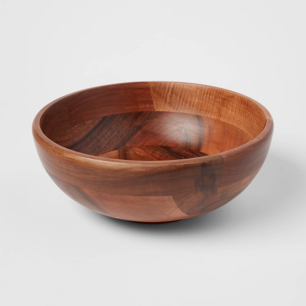 Photos - Serving Pieces 77oz Wood Medium Serving Bowl - Threshold™