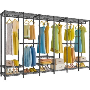VIPEK V60 Extra Large Portable Closet Rack Clothing Rack for Hanging Clothes Freestanding Wardrobe Closet, Metal Closet for Bedroom Storage Organizer - 1 of 4