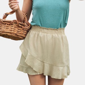 Women's Breezy Tiered Ruffle Shorts - Cupshe - 1 of 4