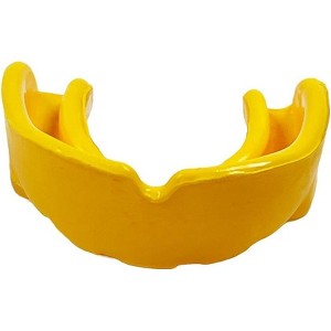 Amber Fight Gear Ultimate Comfort & Protection Customizable Mouthpiece for Personalized Fit & Reliable Protection – Yellow - 1 of 4
