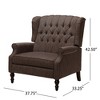 CENGHU Mid-Century Modern Recliner Chair for Adults, Comfy Modern Accent Armchairs, One and Half Seater Recliner, Sofa Chair for Living Room, Bedroom - 4 of 4