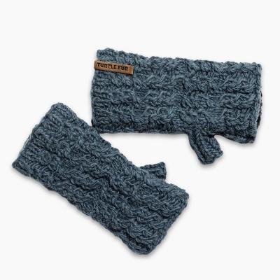 Turtle Fur Mika Fingerless Mittens - Women's Nepal Handmade Wool Winter Gloves