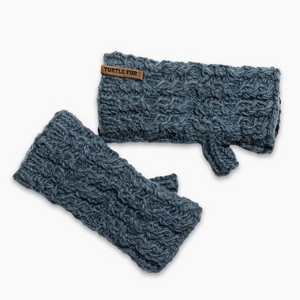 Turtle Fur Mika Fingerless Mittens - Women's Nepal Handmade Wool Winter Gloves - 1 of 3