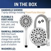 Push Button Combination Shower Head - Waterpik: 7-Setting, Chrome-Plated, EPA WaterSense, 1.8 GPM - image 4 of 4