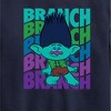 Boys' - Trolls - Branch Stacked Graphic Long Sleeve Fleece Sweatshirt - 2 of 4