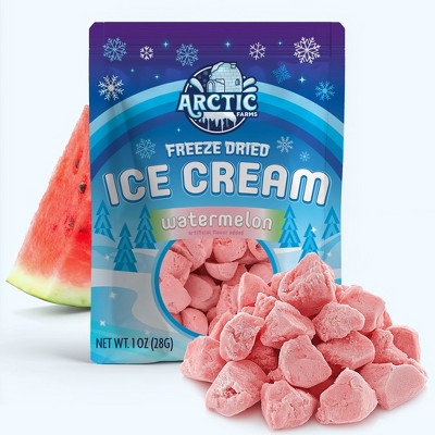 Arctic Farms Freeze Dried Ice Cream That Does Not Melt (Bits) (Watermelon)