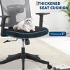 Ergonomic Office Chair with Lumbar Support & Flip-Up Arms - 350Lb Adjustable Mesh Desk Chair for Home/Gaming - 4 of 4