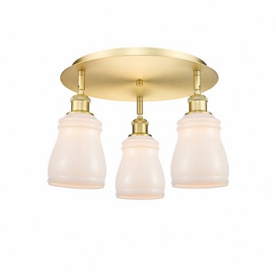 Ellery - 3 Light Flush Mount In Nautical Style-9.5 Inches Tall and 16.5 Inches Wide