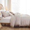 BAGOKIE 3-Piece Bed in a Bag Comforter Set with Pom Fringe - 3 of 4
