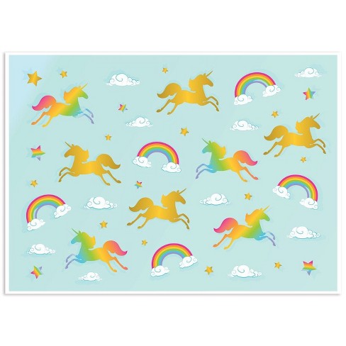 Photo Backdrop Rainbow Unicorn Photo Booth Background For Kids Unicorn Birthday Parties Teal Photography Background 5 X 7 Feet Target