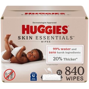 Huggies Skin Essentials Baby Wipes - 840ct - 1 of 4