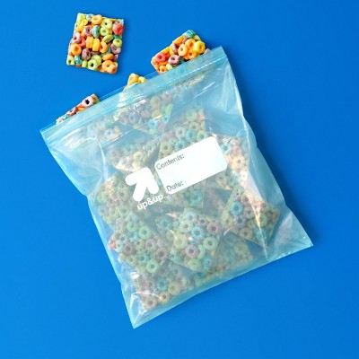 Back to School - Blue Tinted Gallon Press-to-Close Food Storage Bags - 40ct - up&up™