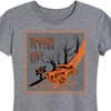 Women's Hot Wheels Halloween Short Sleeve Graphic T-Shirt - Heather Grey - Large - 2 of 4