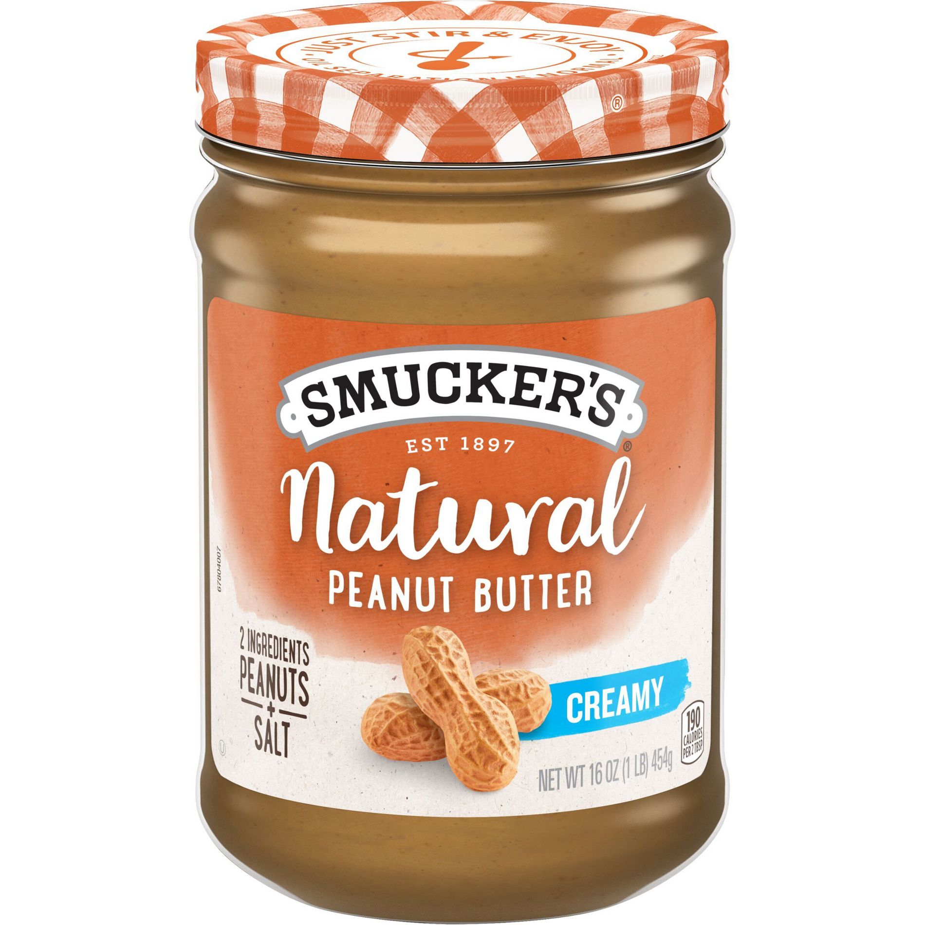 Smucker's Natural Creamy Peanut Butter - 16oz