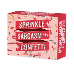 Willow Creek Press 2026 Sprinkle Sarcasm Like Confetti Box Calendar - 1 of 4