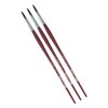 da Vinci COLLEGE Student Brush, Synthetic, Acrylic & Oil, Round, Series 8730, Size 12, Pack of 3 - 3 of 3