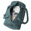 Max Studio 20 Inch Large Nylon Diamond Quilted Roll Duffle Bag - 3 of 4