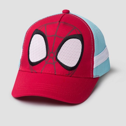 SPIDER MAN INFANT BABY SIZED BASEBALL CAP HAT ADJUSTABLE ONE SIZE FITS ALL 