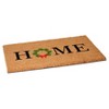 HomeRoots 24" X 36" Brown And Green Christmas Home Outdoor Coir Door Mat - 4 of 4