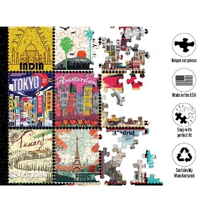 Springbok Stamps of the World 1000pc Jigsaw Puzzle - 1 of 4