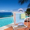 Whizmax Pool Towel Rack,Outdoor PVC Trapedozal Poolside Storage Organizer with Wheels,5 Bars,Stores Floats and Paddles,Towel Stand for Pool,Indoor - 2 of 4