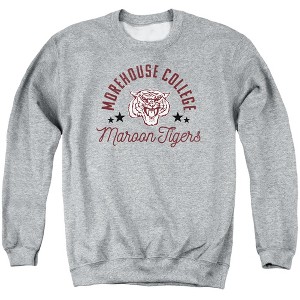 Morehouse College Official Maroon Tigers Adult Crewneck Sweatshirt - 1 of 4