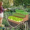 coucheta Raised Garden Bed Kits, Planter Box for Vegetables Flowers Ground Planter Box-Olive - 3 of 4