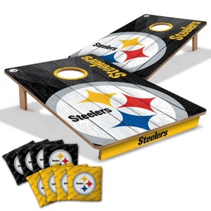 NFL Pittsburgh Steelers 2'x3' Wood Toss Game Set - 1 of 4