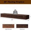Garvee 60 Inch Fireplace Mantel Wall-Mounted Floating Shelf with Invisible Metal Bracket Farmhouse Shelf for Home Decor - 4 of 4