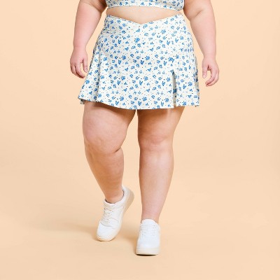 Blogilates Women's Criss Cross Slit High-Rise Skort