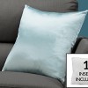 TopComfy Support Pillow Decorative Throw Pillow with Satin Finish for Sofa or Bed Use, Green, 17"*17"*2" - 2 of 4