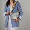 MKF Collection Daksha Fanny Pack Half Moon Handbag Monogram Stylish Vegan Leather by Mia K - 3 of 4