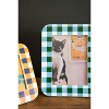 Multi-Color Wood Photo Frame Set – 3 Sizes Included – Plaid & Glossy Finish By kalalou - 3 of 4