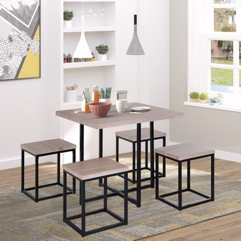 Dining Room Table Chair Set, Space Saver Dining Room Table Set