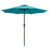Sonkuki 9 FT Outdoor Patio Umbrella Market Table Umbrella With a Crank for Garden, Deck and Pool - 2 of 4