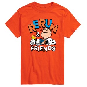 Men's - Peanuts - Rerun And Friends Short Sleeve Graphic T-Shirt - 1 of 4