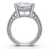 Pompeii3 Certified 4 1/5Ct Princess Cut Diamond Engagement Ring 14k Gold or Pt Lab Created - 2 of 4