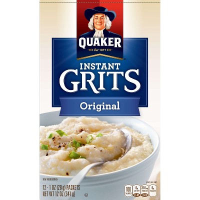 Quaker Instant Grits Original Packets - 12ct