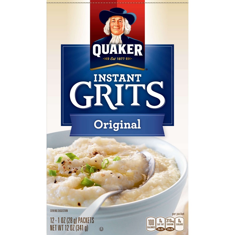 UPC 030000047606 product image for Quaker Instant Grits Original Packets - 12ct | upcitemdb.com